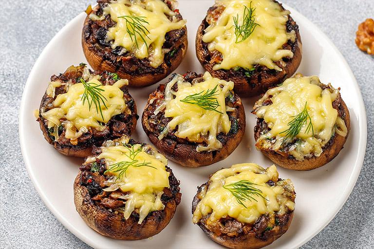 Plazmaadó recept - Töltött gomba